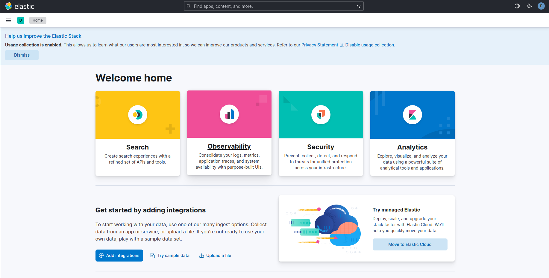 Acceder a Elastic vía web 2