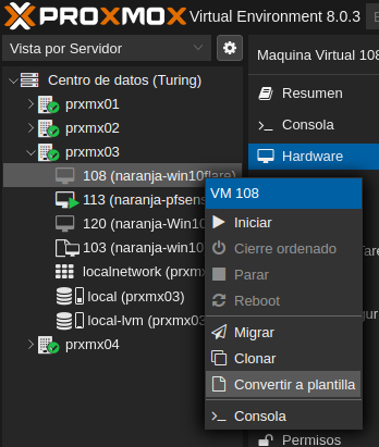 Convertir Win10 en plantilla